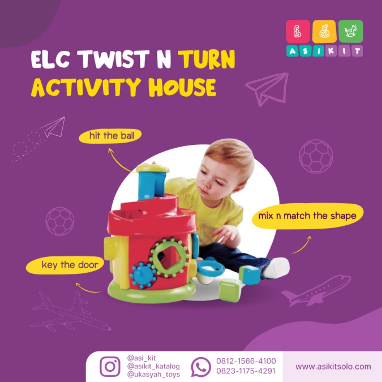 ELC TWIST N TURN ACTIVITY HOUSE