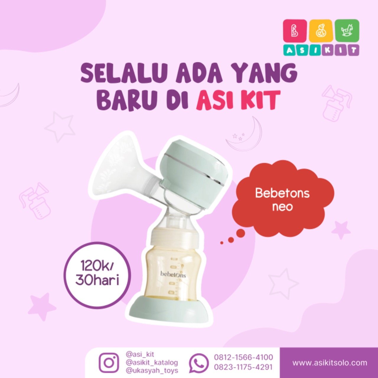 Promo Sewa Pumping Asi - 2 Minggu Diskon 33% di Seller Luna Baby & Kids -  Pinangsia, Kota Jakarta Barat
