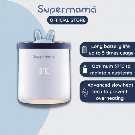 PENGHANGAT ASI SUPERMAMA MILK WARMER PORTABLE